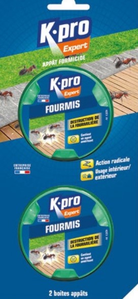 Anti Fourmis Boite Appat Kapo 2 Boites 